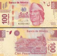 *100 Pesos Mexiko 2008-20, P124 UNC - Kliknutím na obrázok zatvorte -